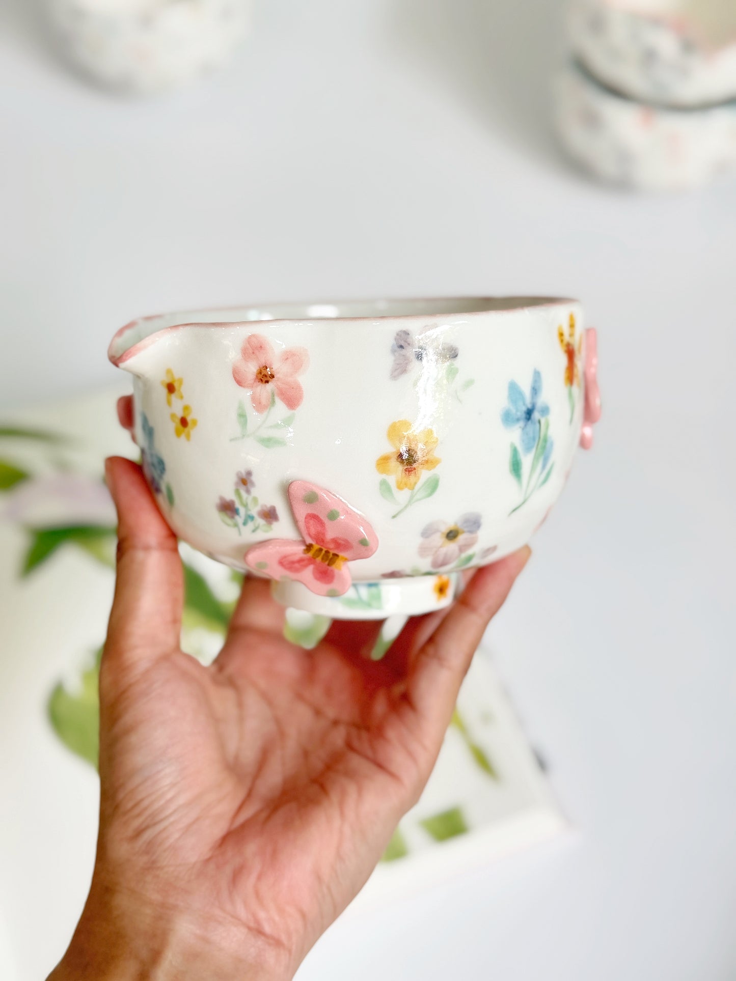 (PREORDER) pink botanica matcha bowl