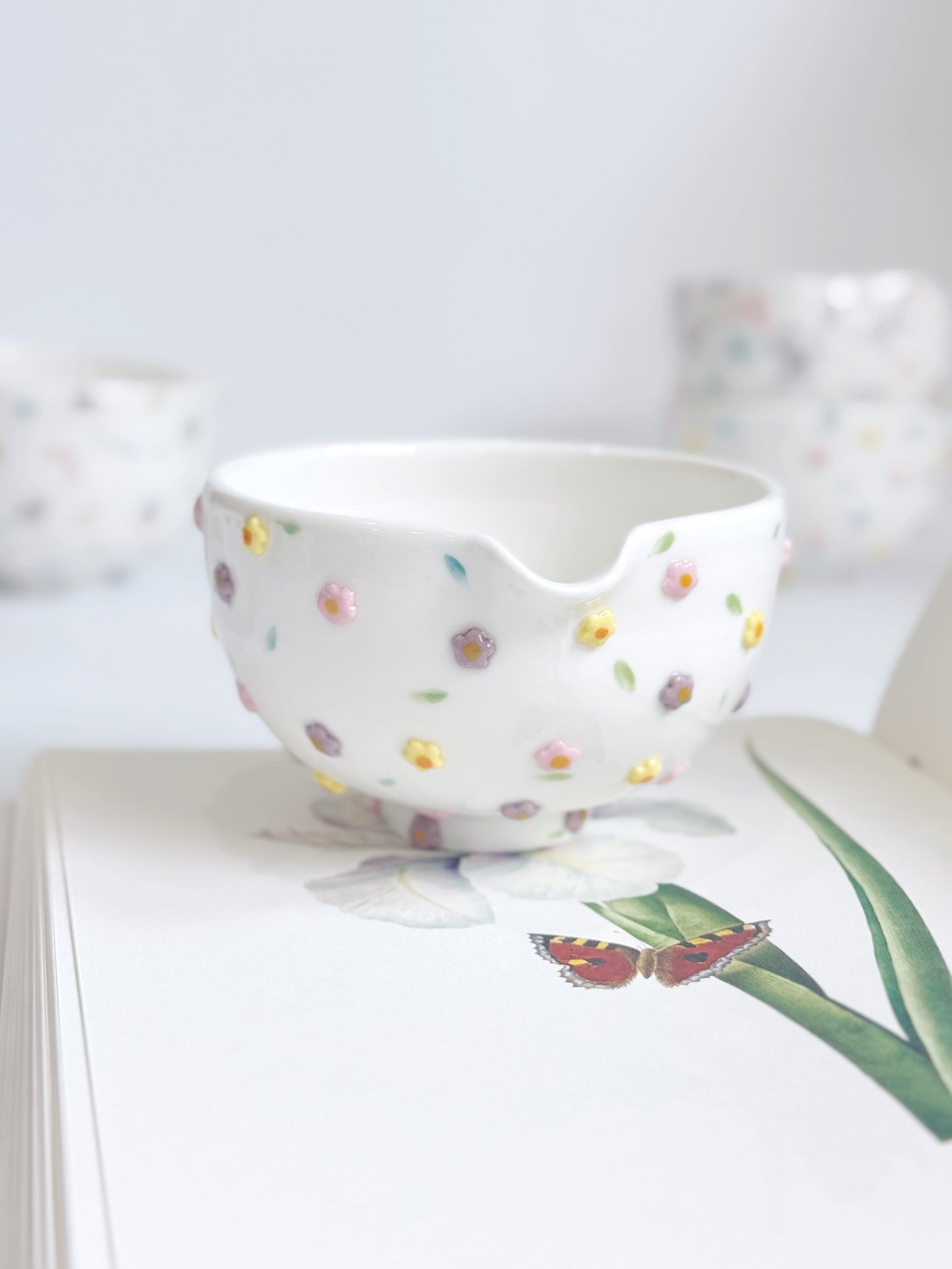 floral sorbet matcha bowl