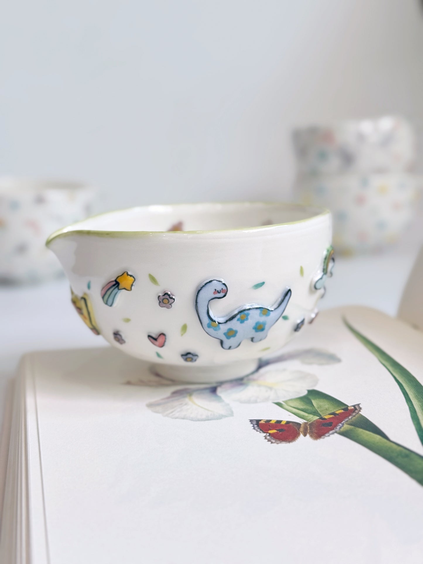 (PREORDER)jurassic skies matcha bowl