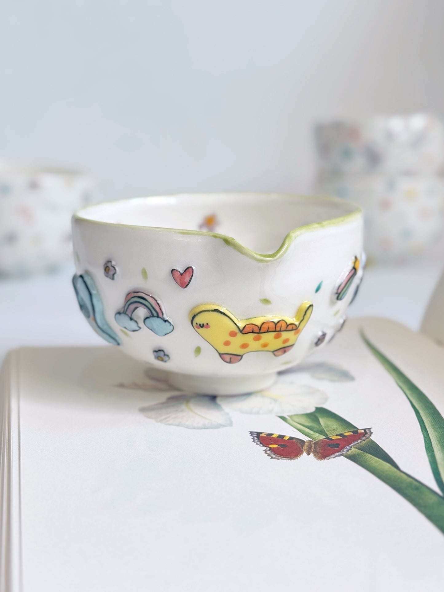 (PREORDER)jurassic skies matcha bowl