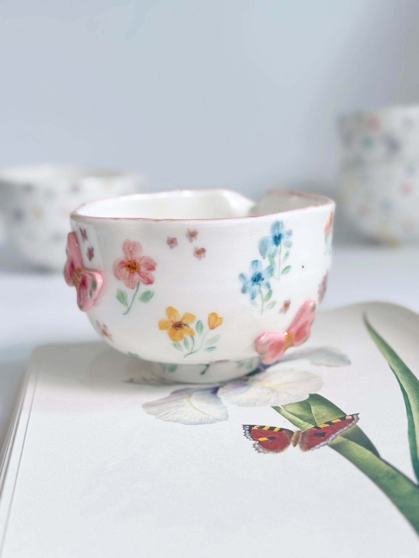 (PREORDER) pink botanica matcha bowl