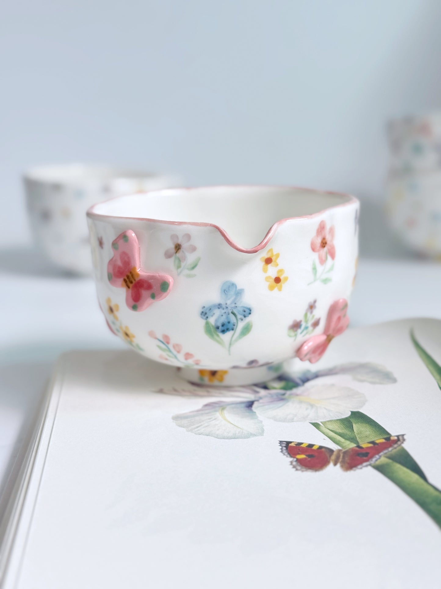 (PREORDER) pink botanica matcha bowl