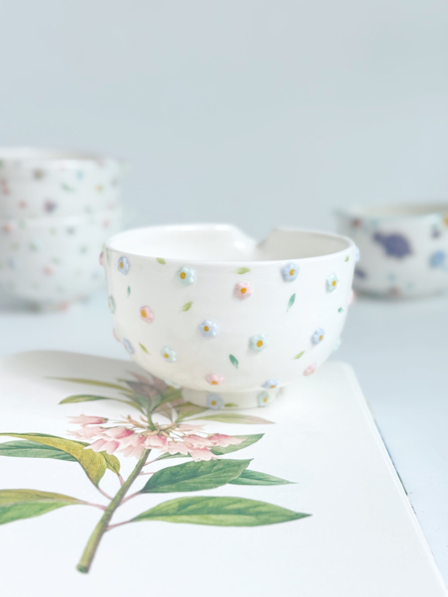 blush sky matcha bowl