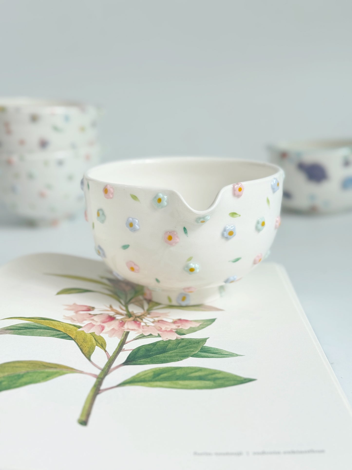 blush sky matcha bowl