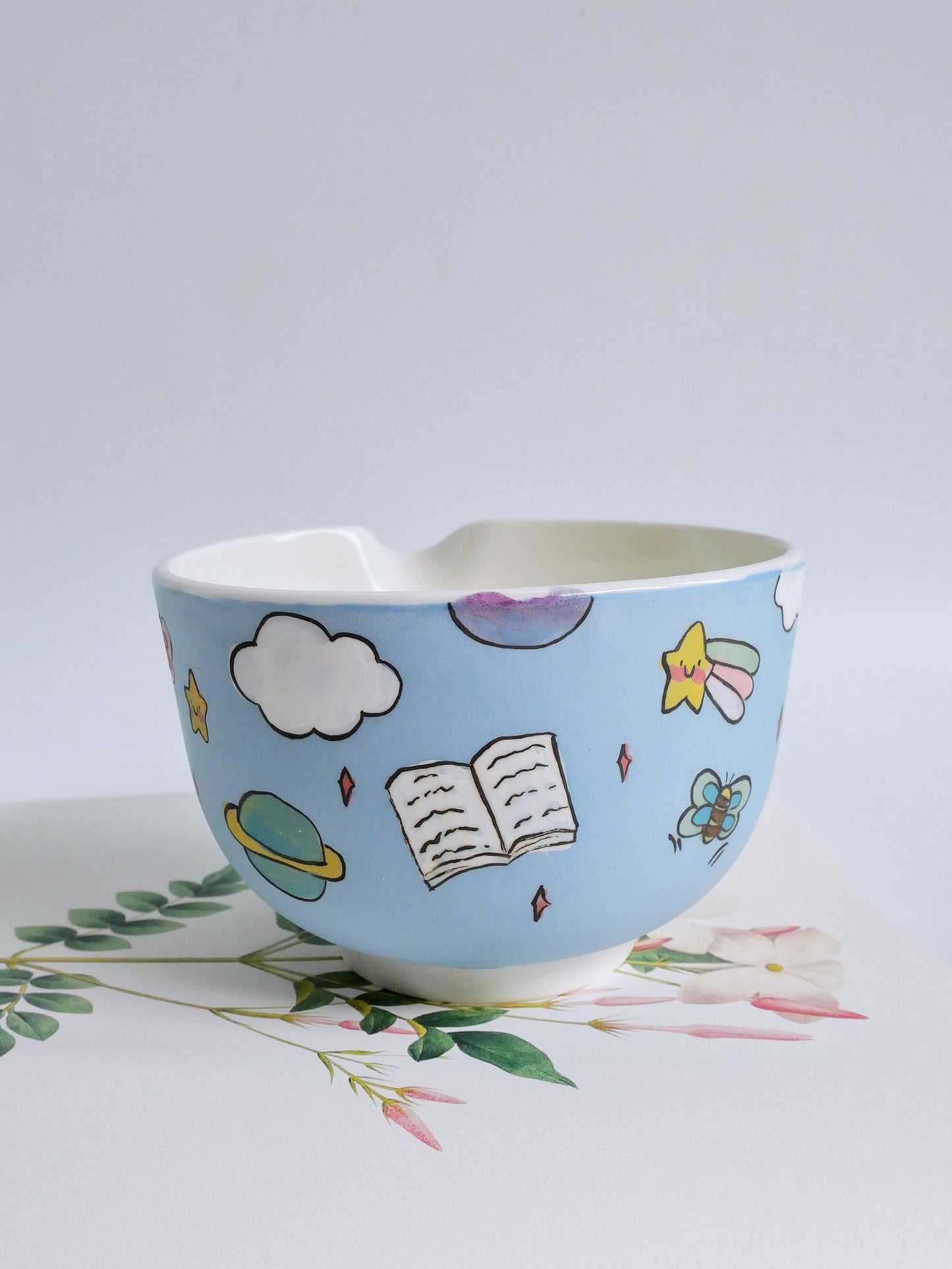 the little bunny prince matcha bowl