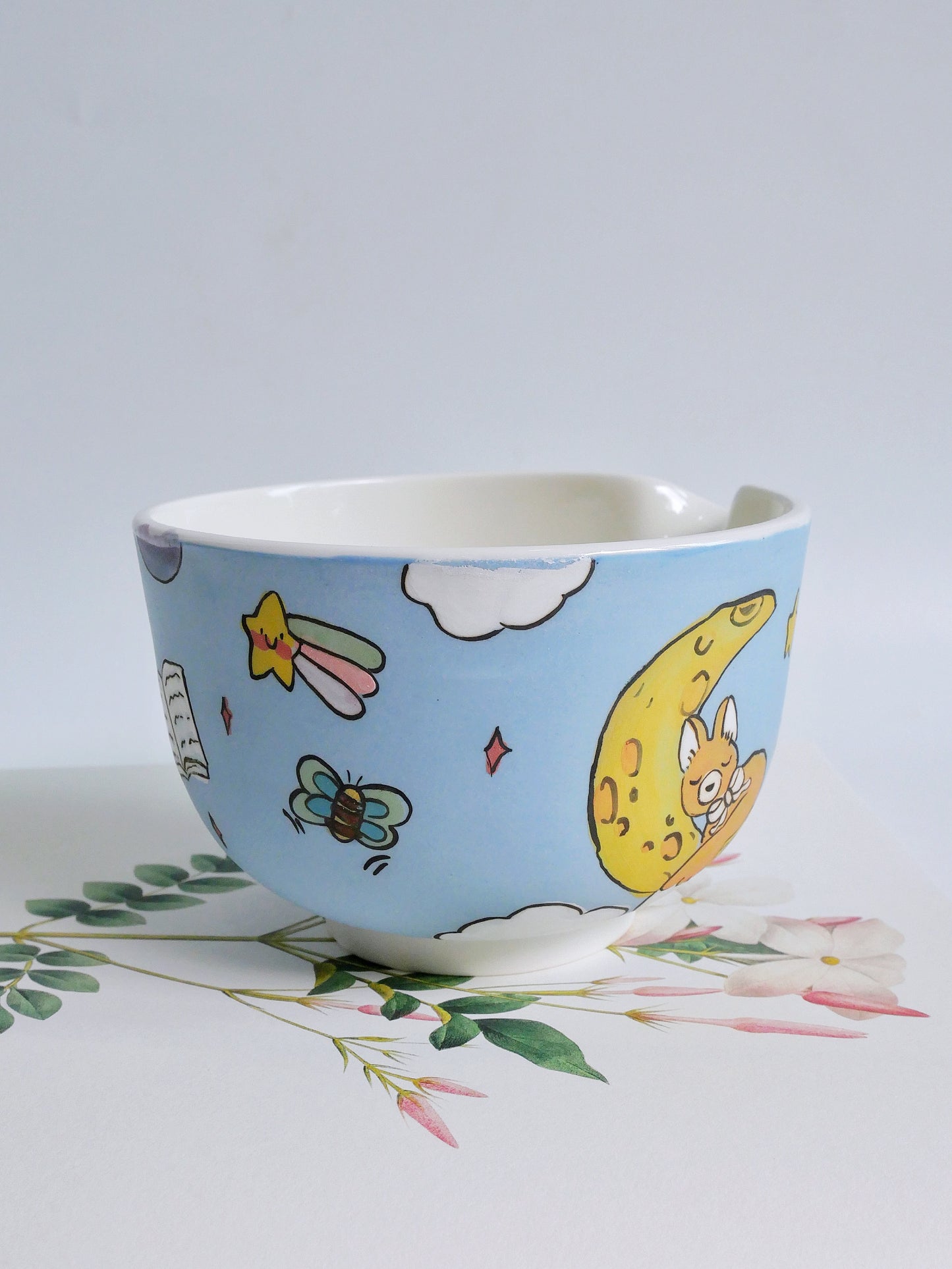 the little bunny prince matcha bowl