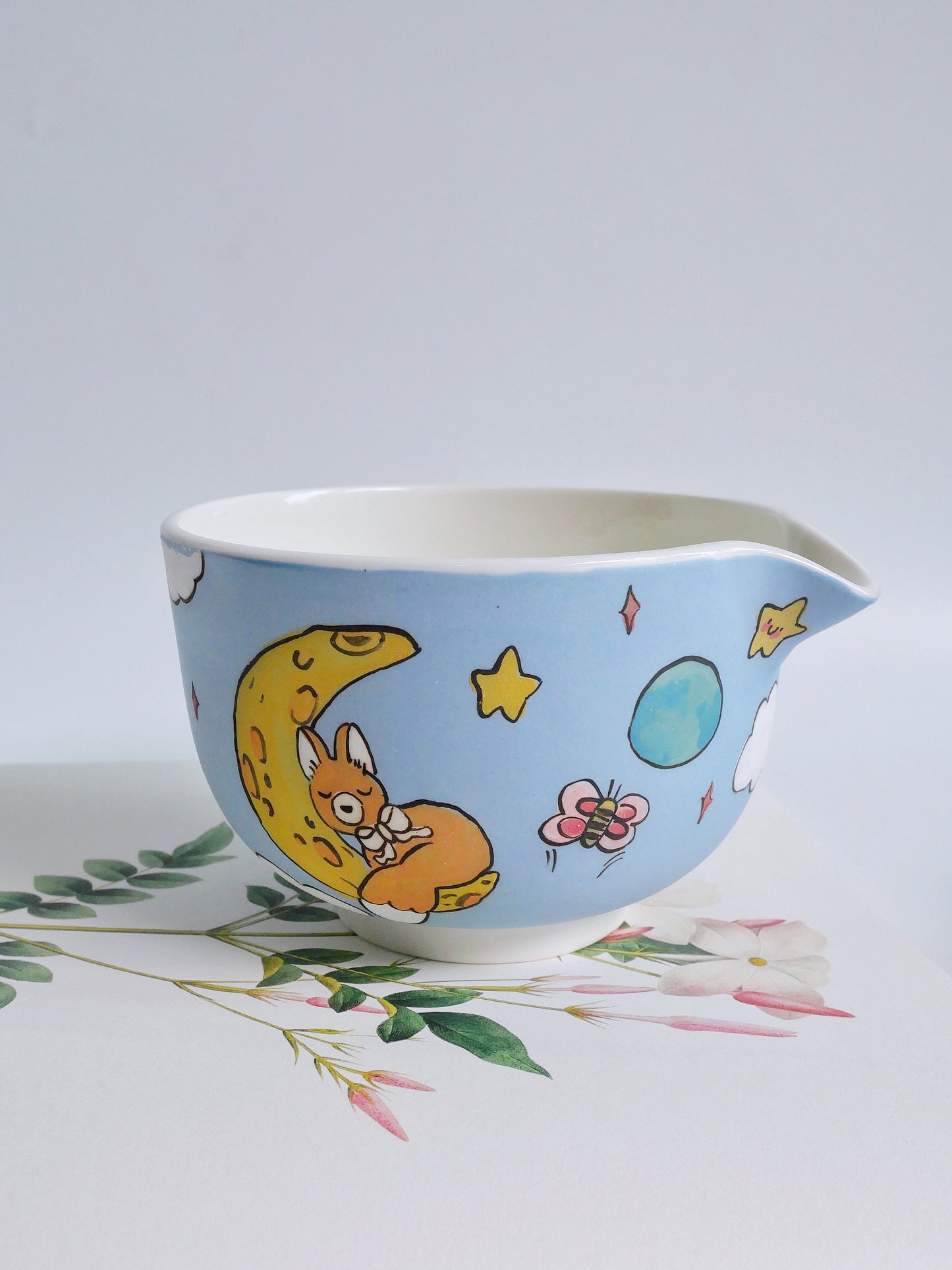 the little bunny prince matcha bowl
