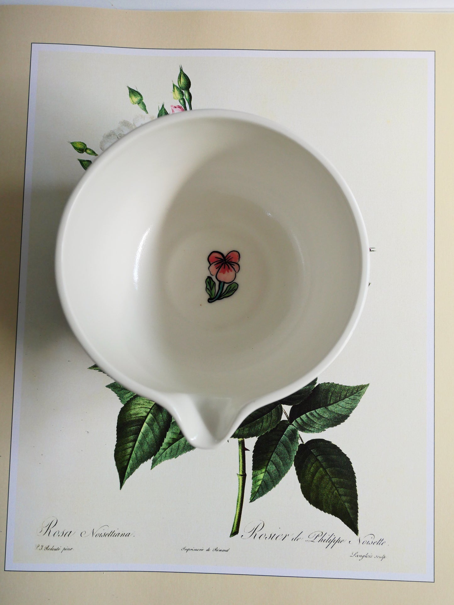 fairy bunny and the night flowers matcha bowl