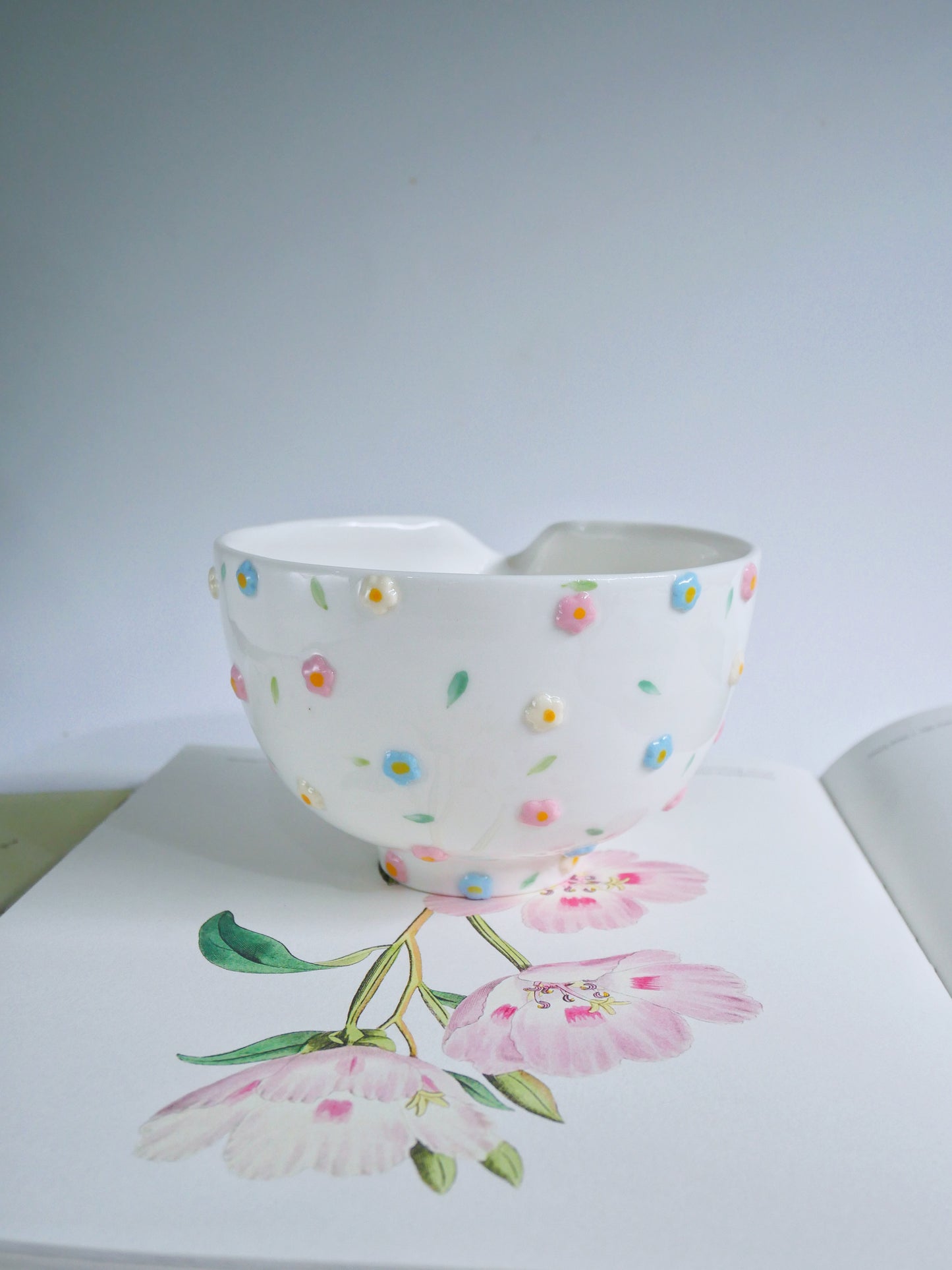 cotton candy matcha bowl