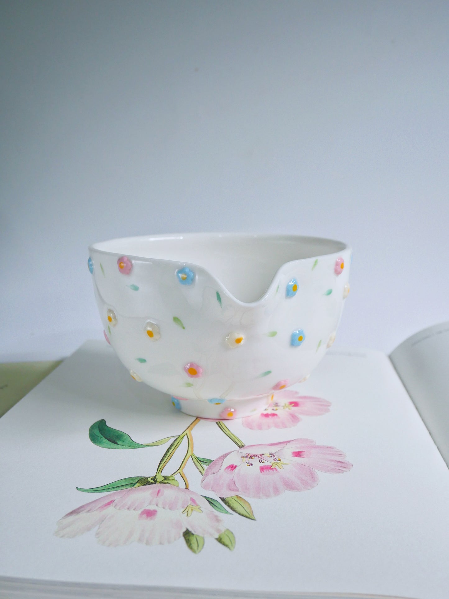 cotton candy matcha bowl