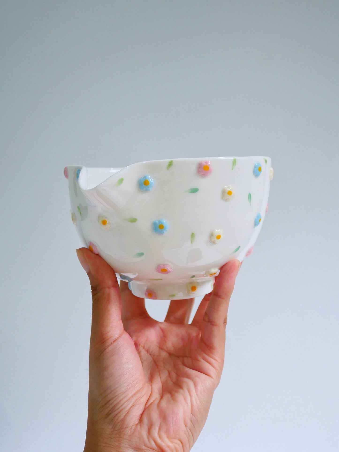 cotton candy matcha bowl