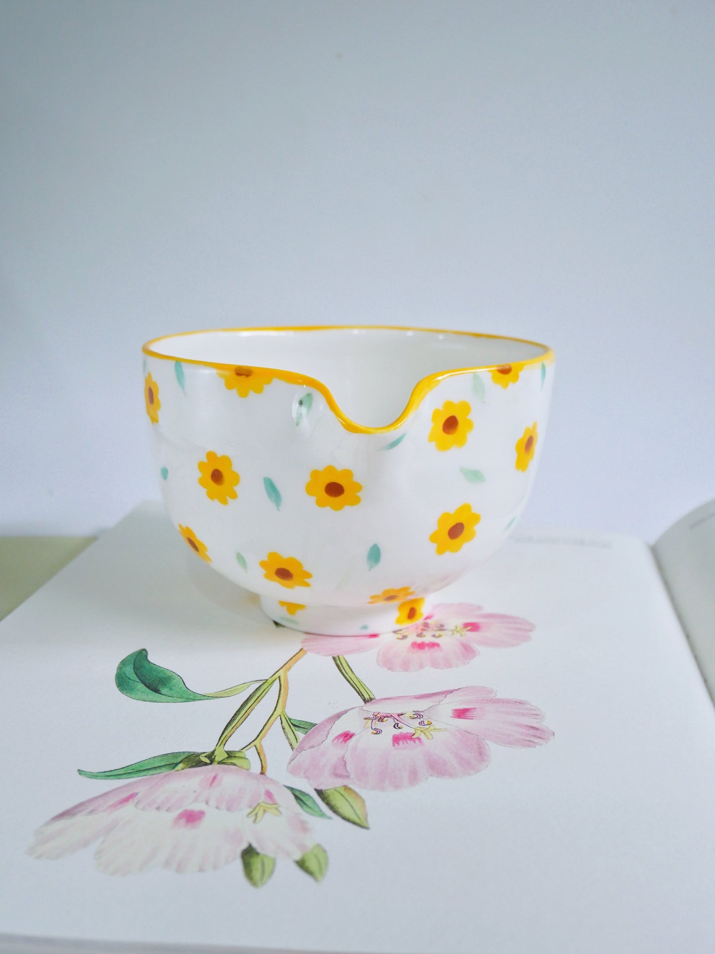 sunflower matcha bowl
