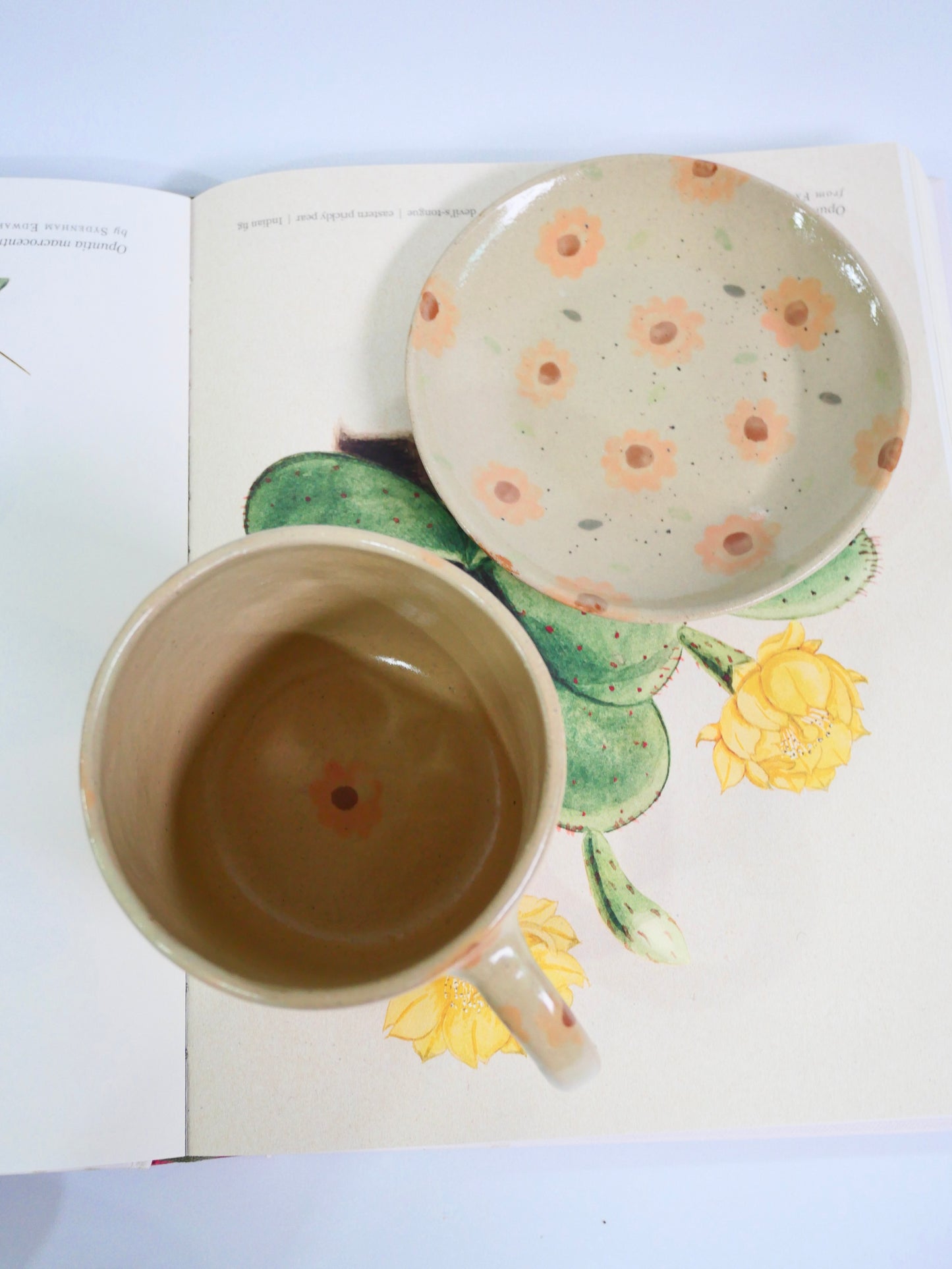 sunflower tea cup
