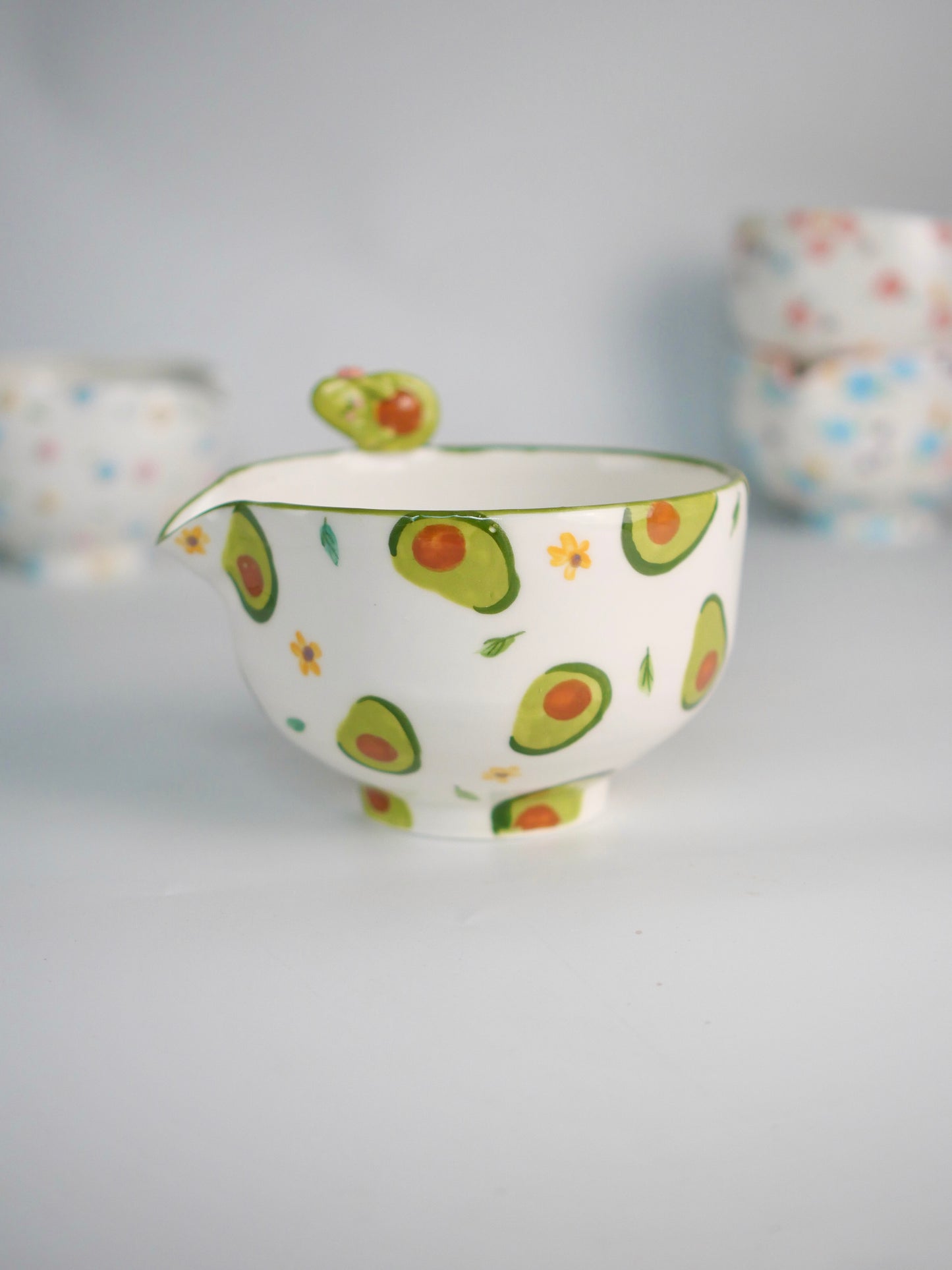 happy avocado matcha bowl