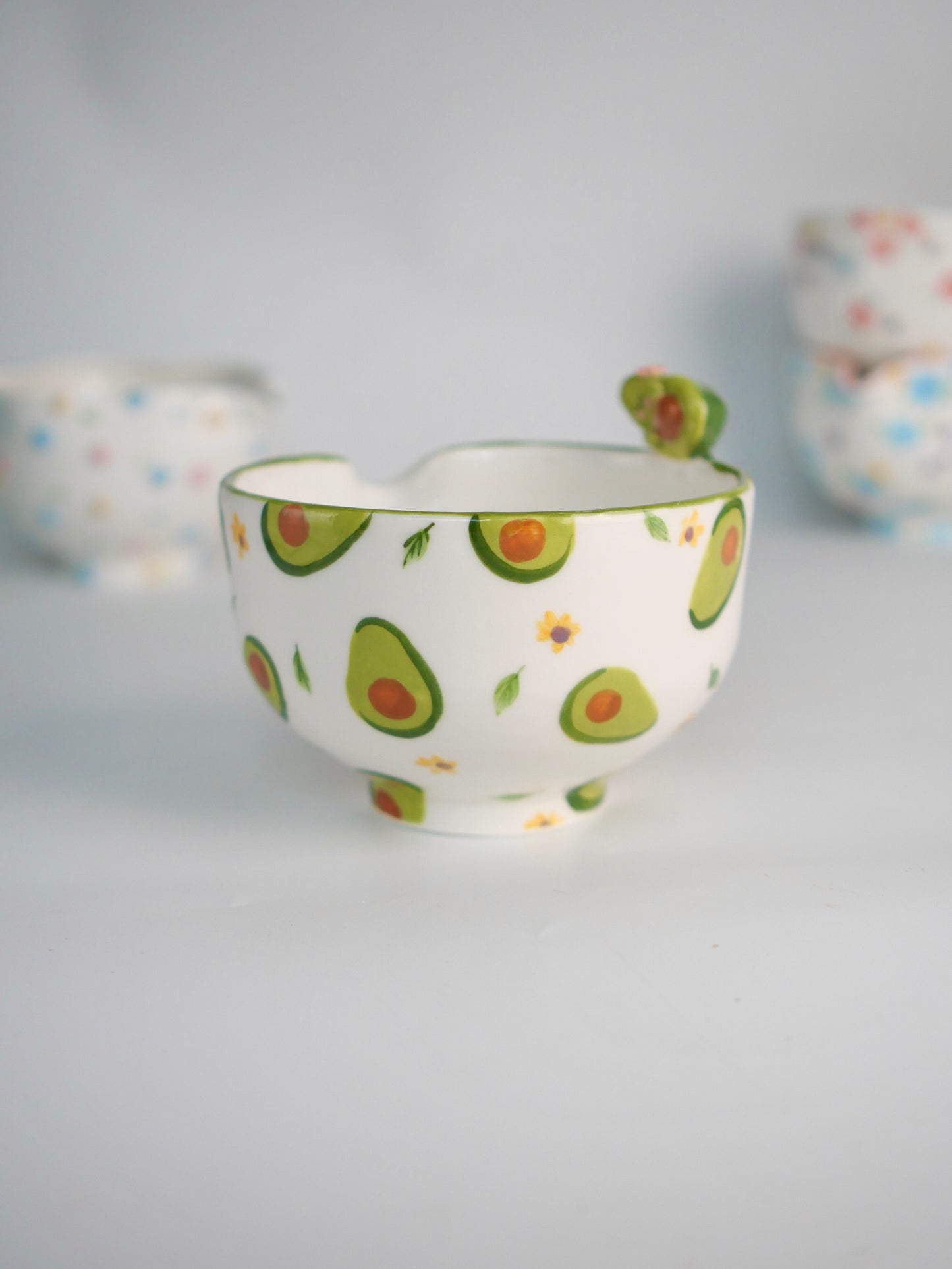 happy avocado matcha bowl