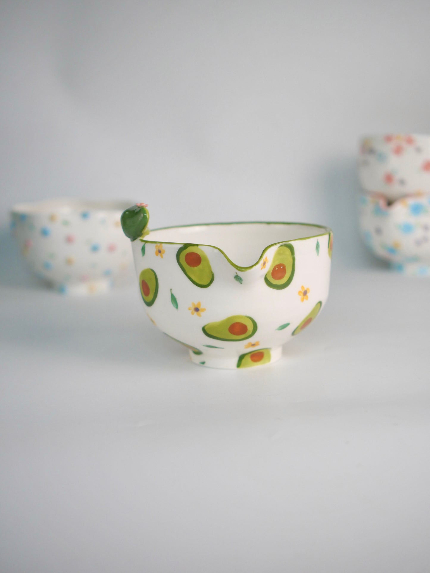 happy avocado matcha bowl