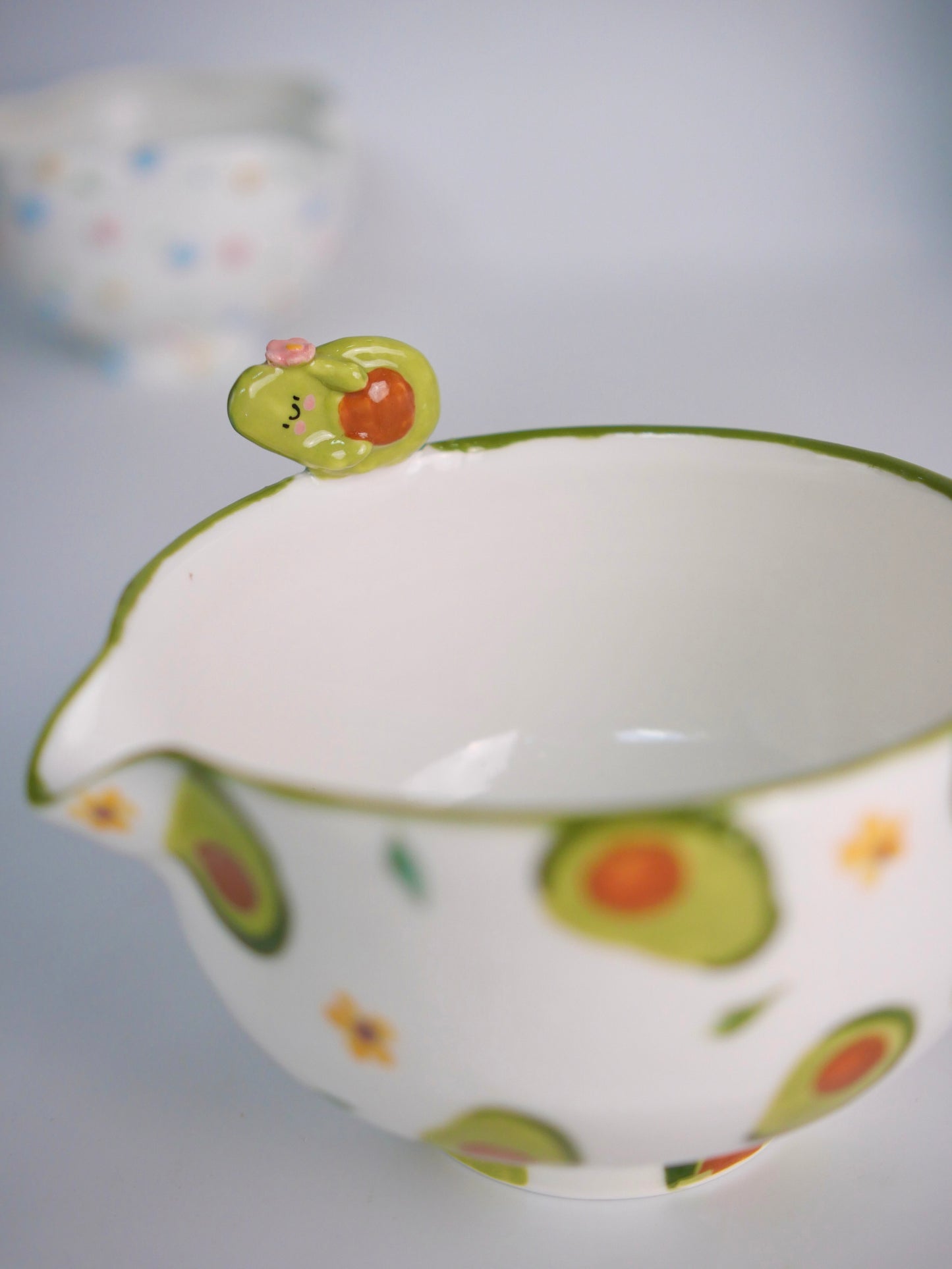happy avocado matcha bowl