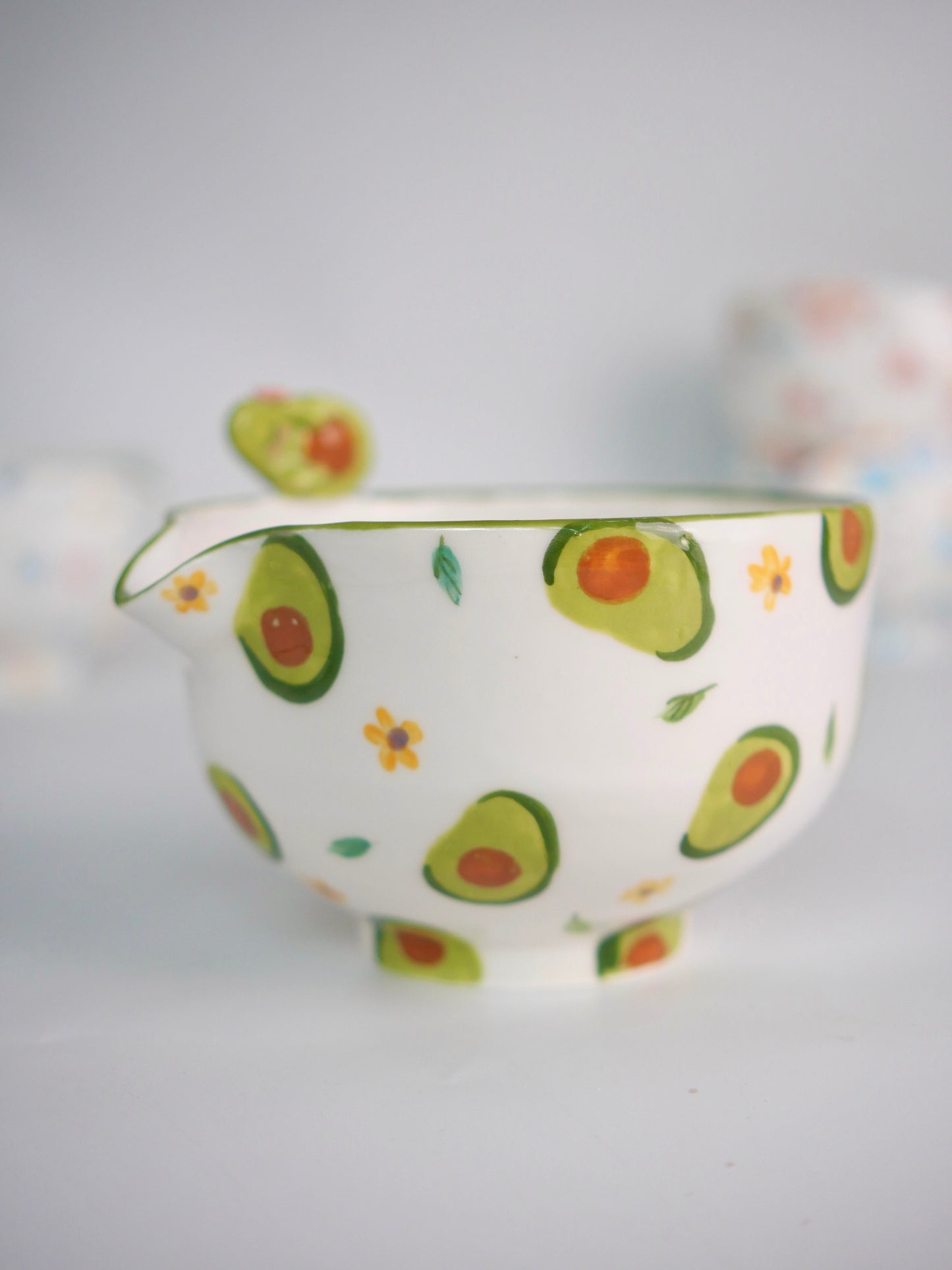 happy avocado matcha bowl