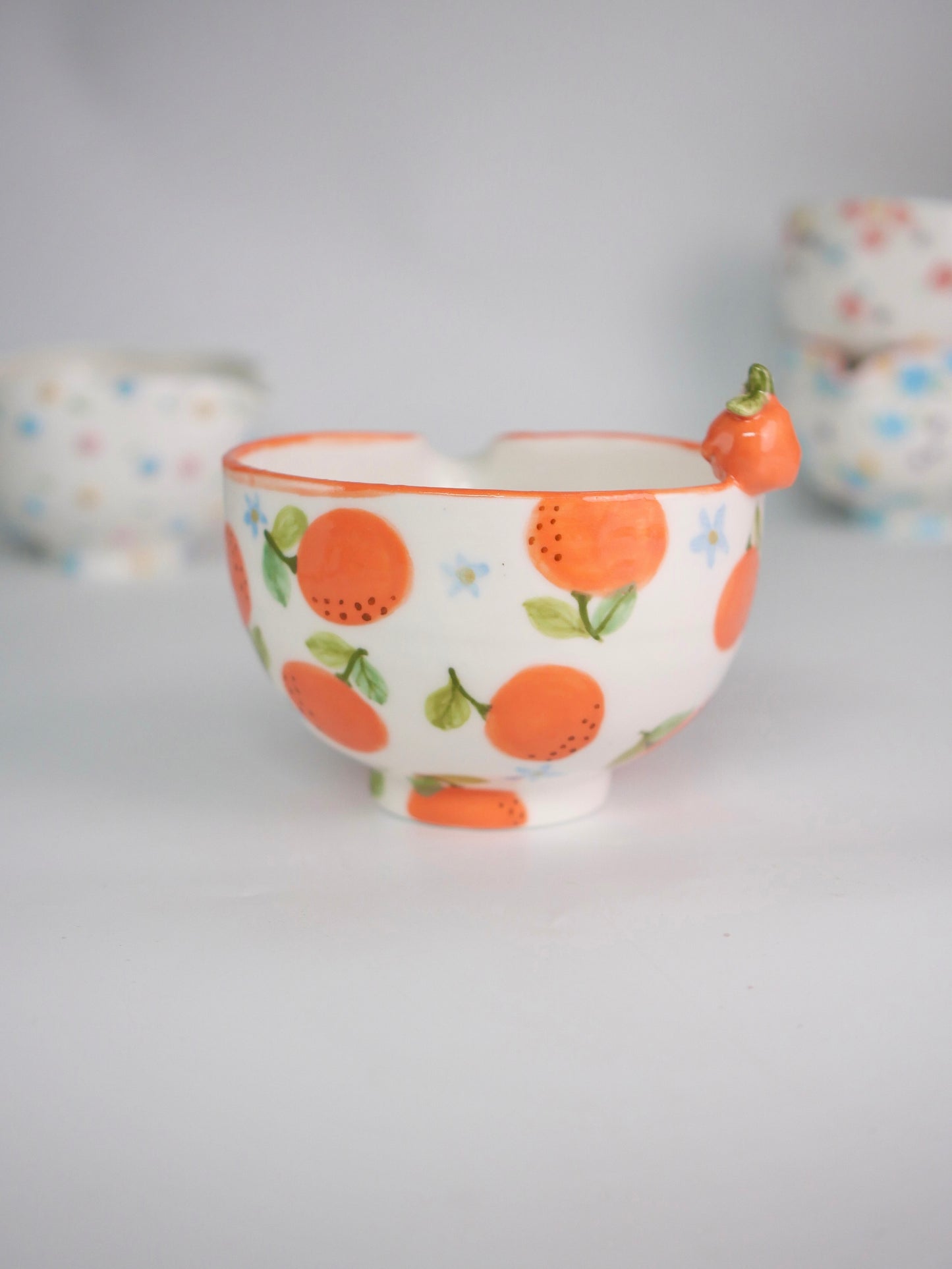 orange blossom matcha bowl