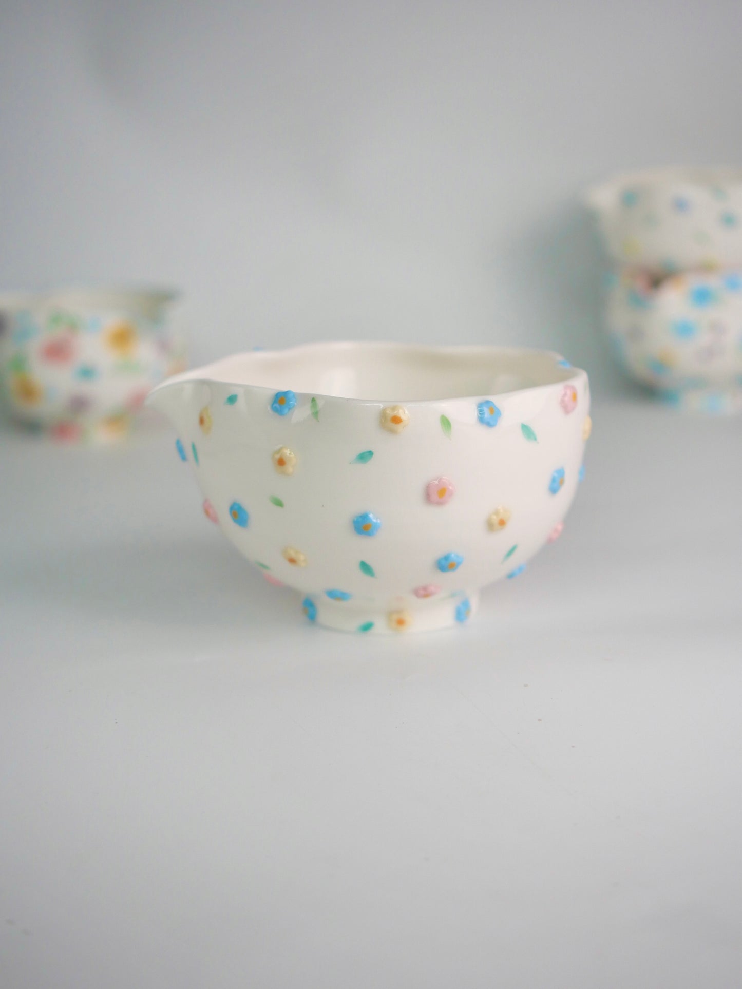 cotton candy matcha bowl