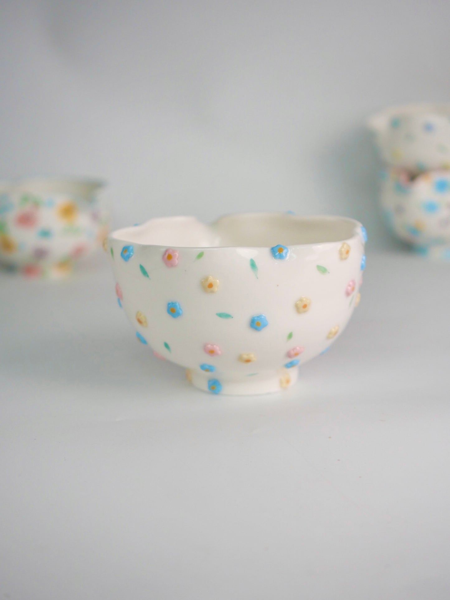 cotton candy matcha bowl