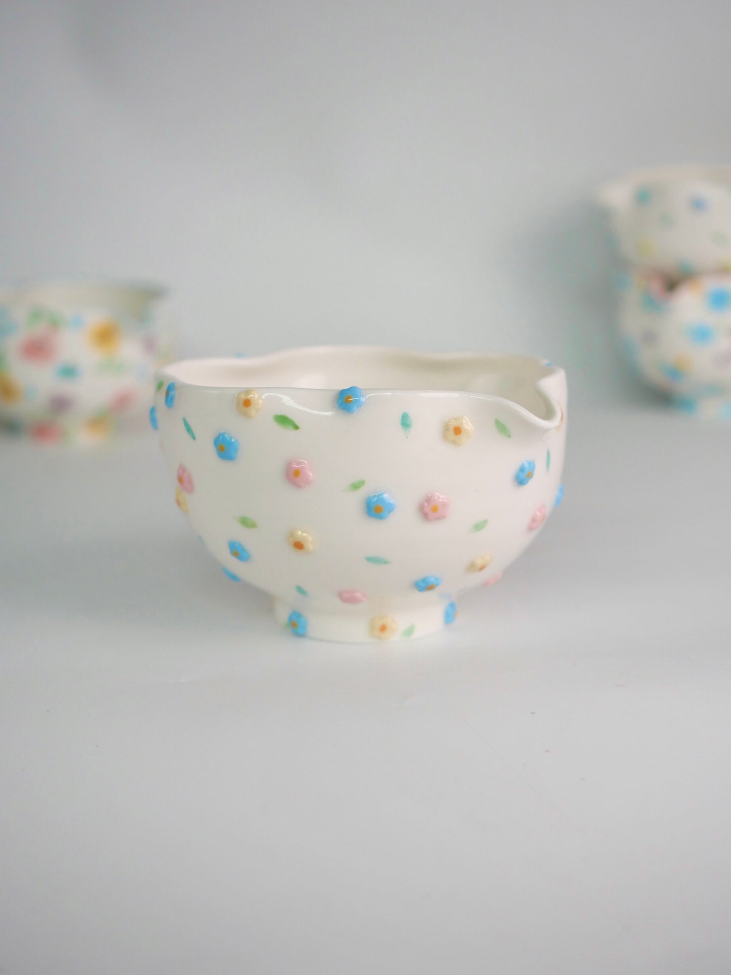 cotton candy matcha bowl