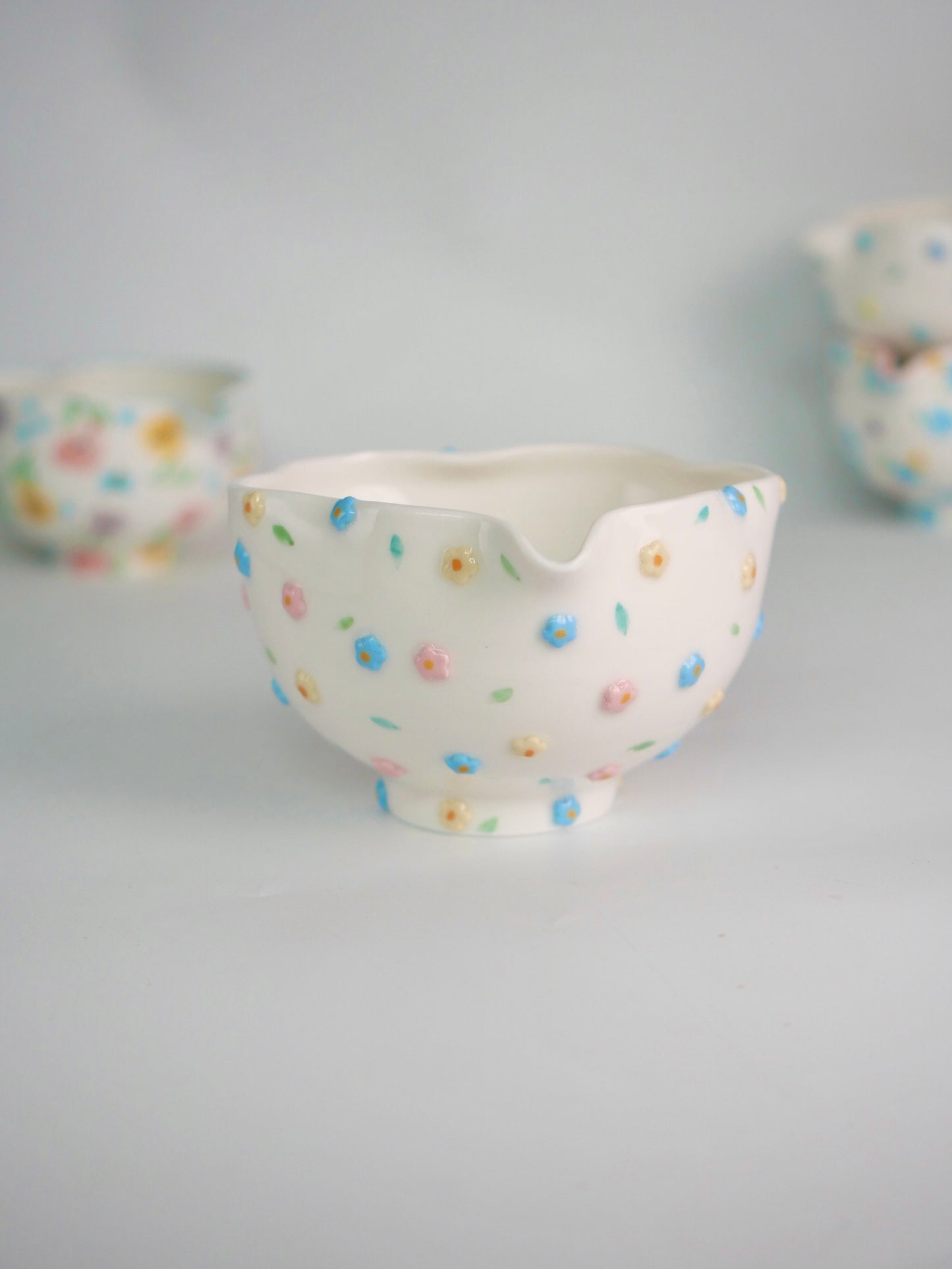 cotton candy matcha bowl