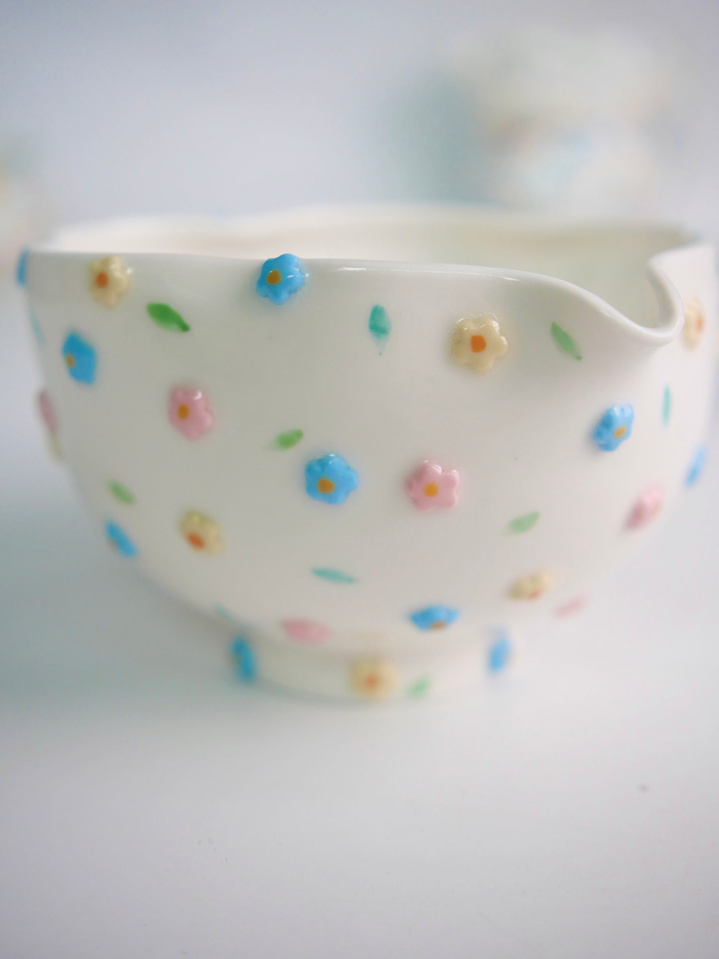 cotton candy matcha bowl
