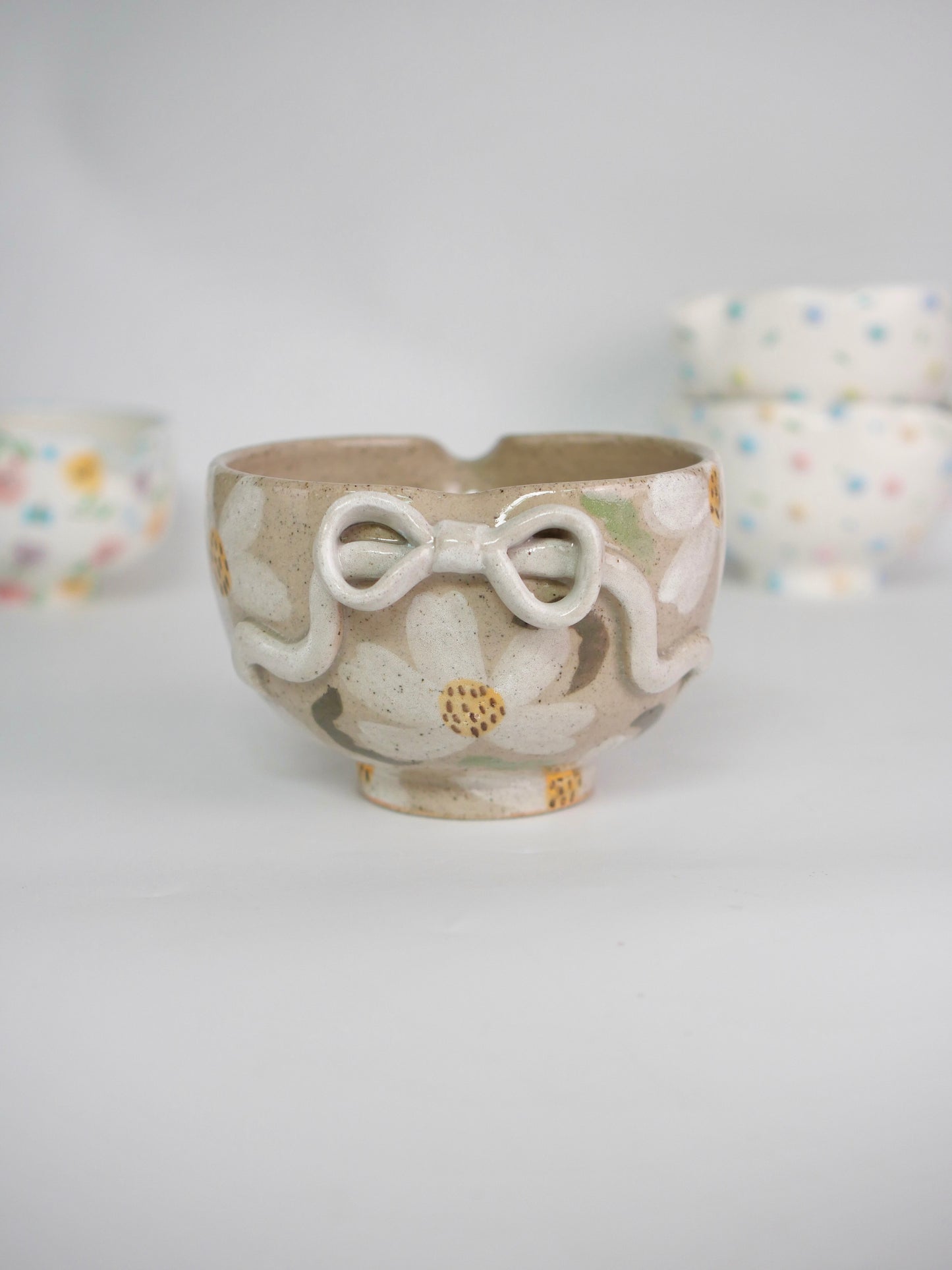 (PREORDER) ribbon blossom matcha bowl