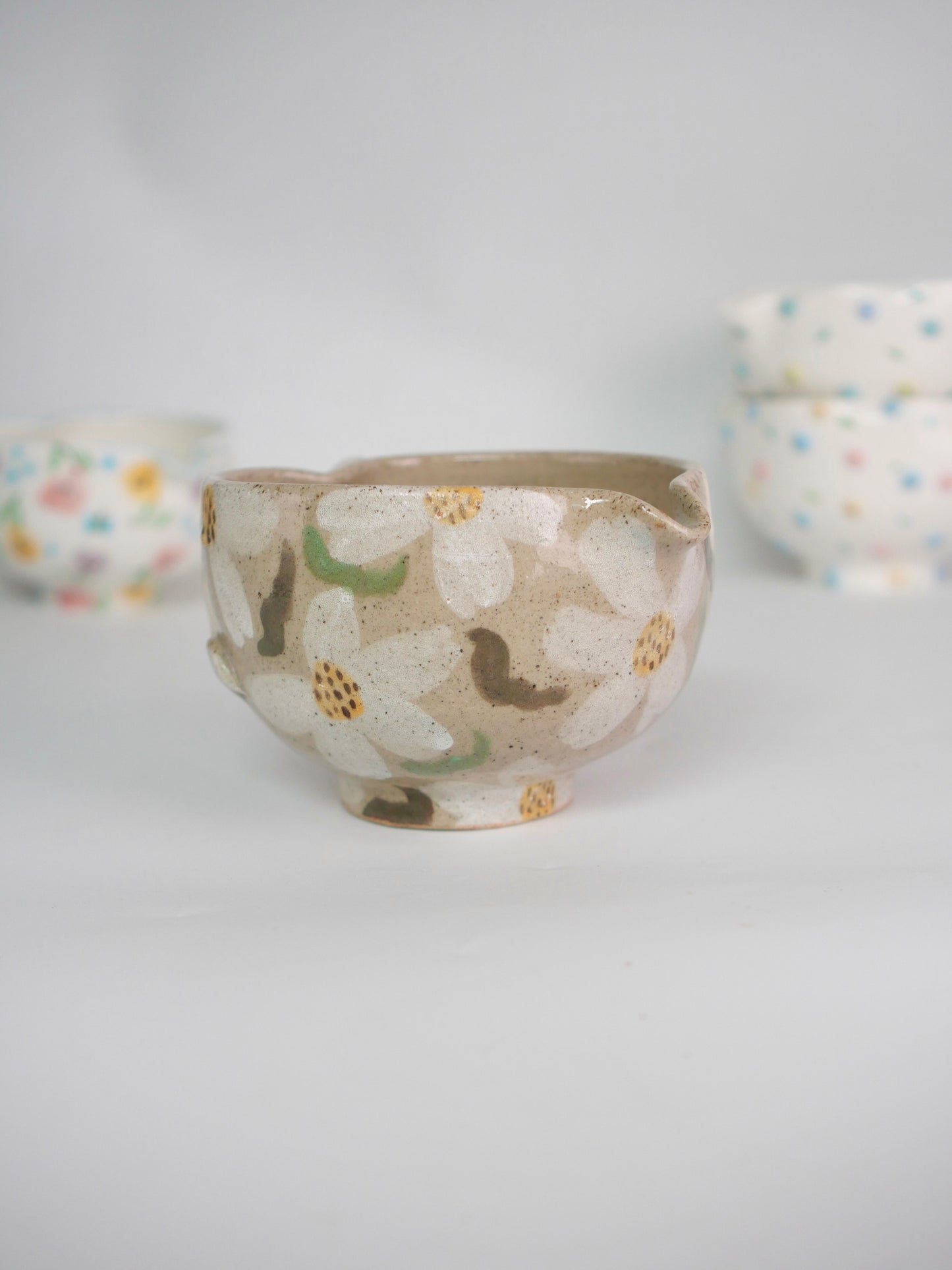 (PREORDER) ribbon blossom matcha bowl