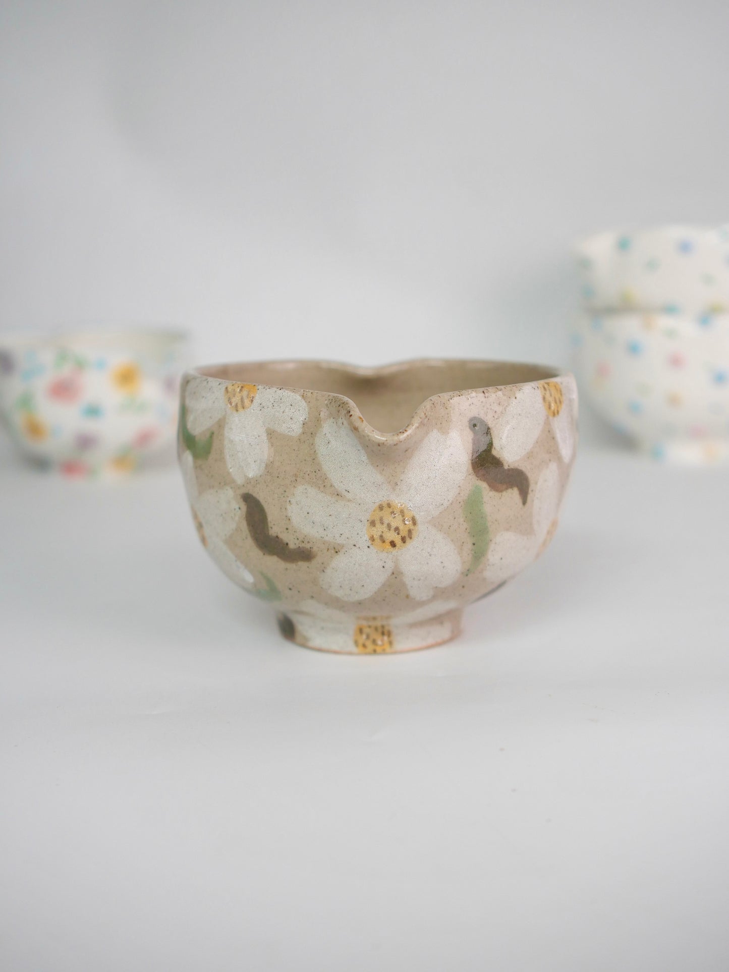 (PREORDER) ribbon blossom matcha bowl