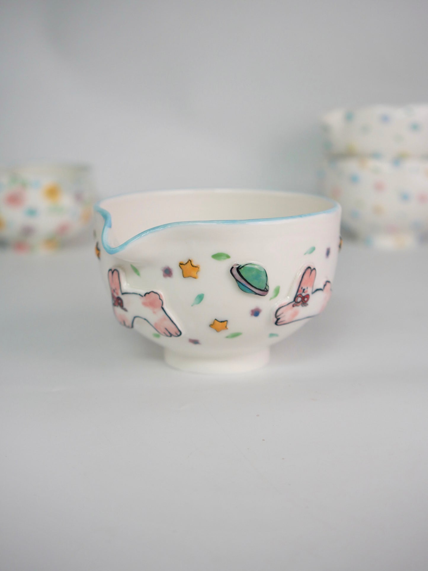 bunny waltz matcha bowl