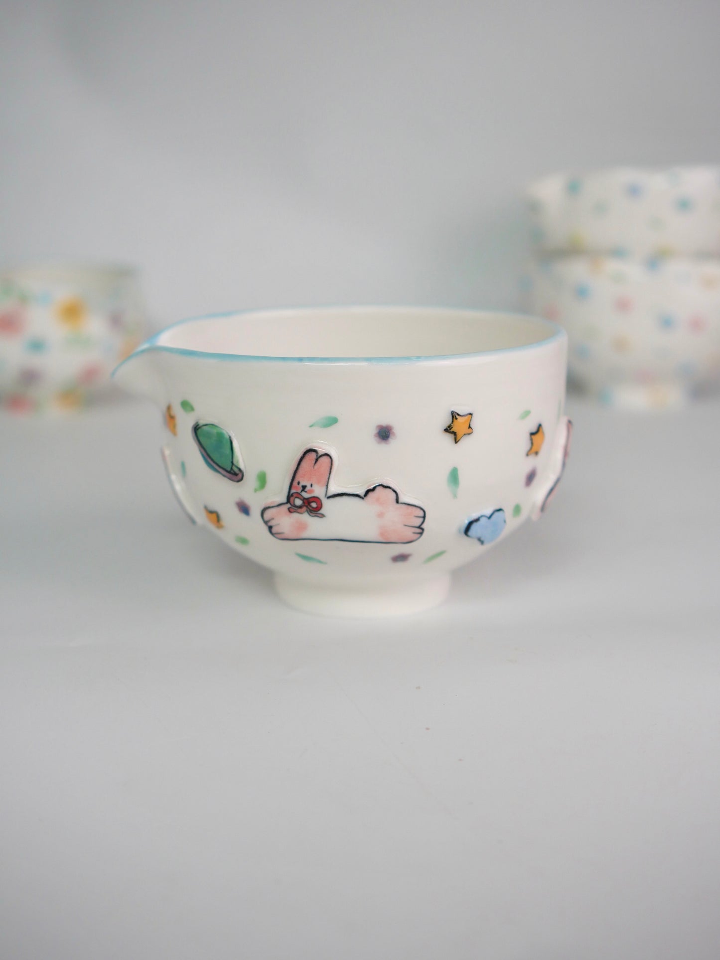 bunny waltz matcha bowl
