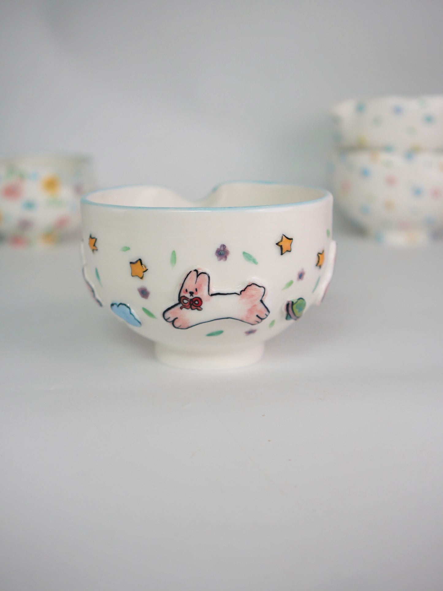 bunny waltz matcha bowl