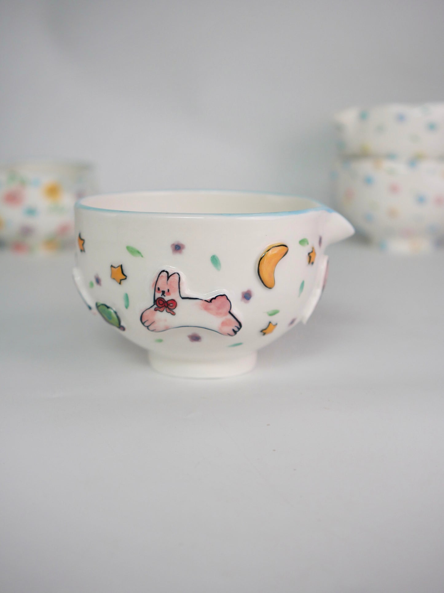 bunny waltz matcha bowl