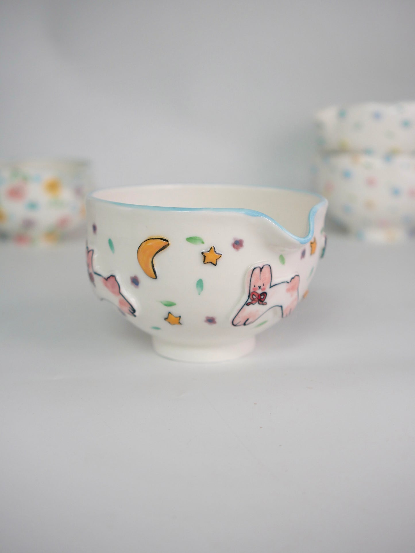 bunny waltz matcha bowl