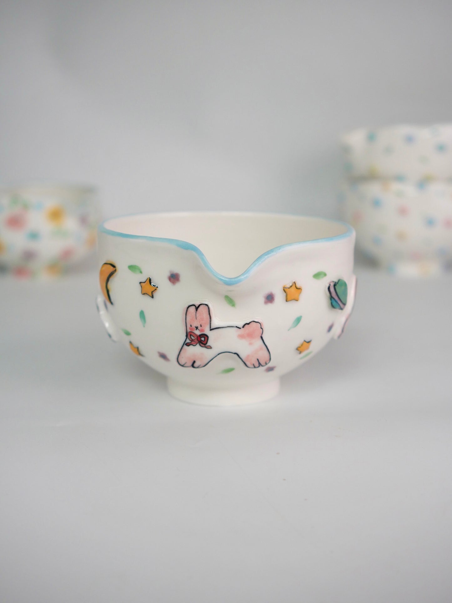 bunny waltz matcha bowl
