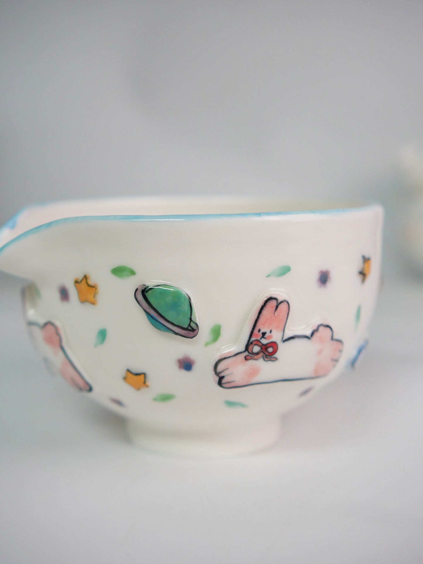 bunny waltz matcha bowl