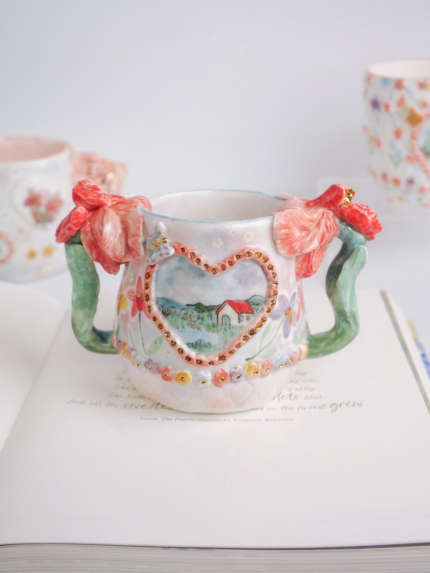 Pink orchid dream mug