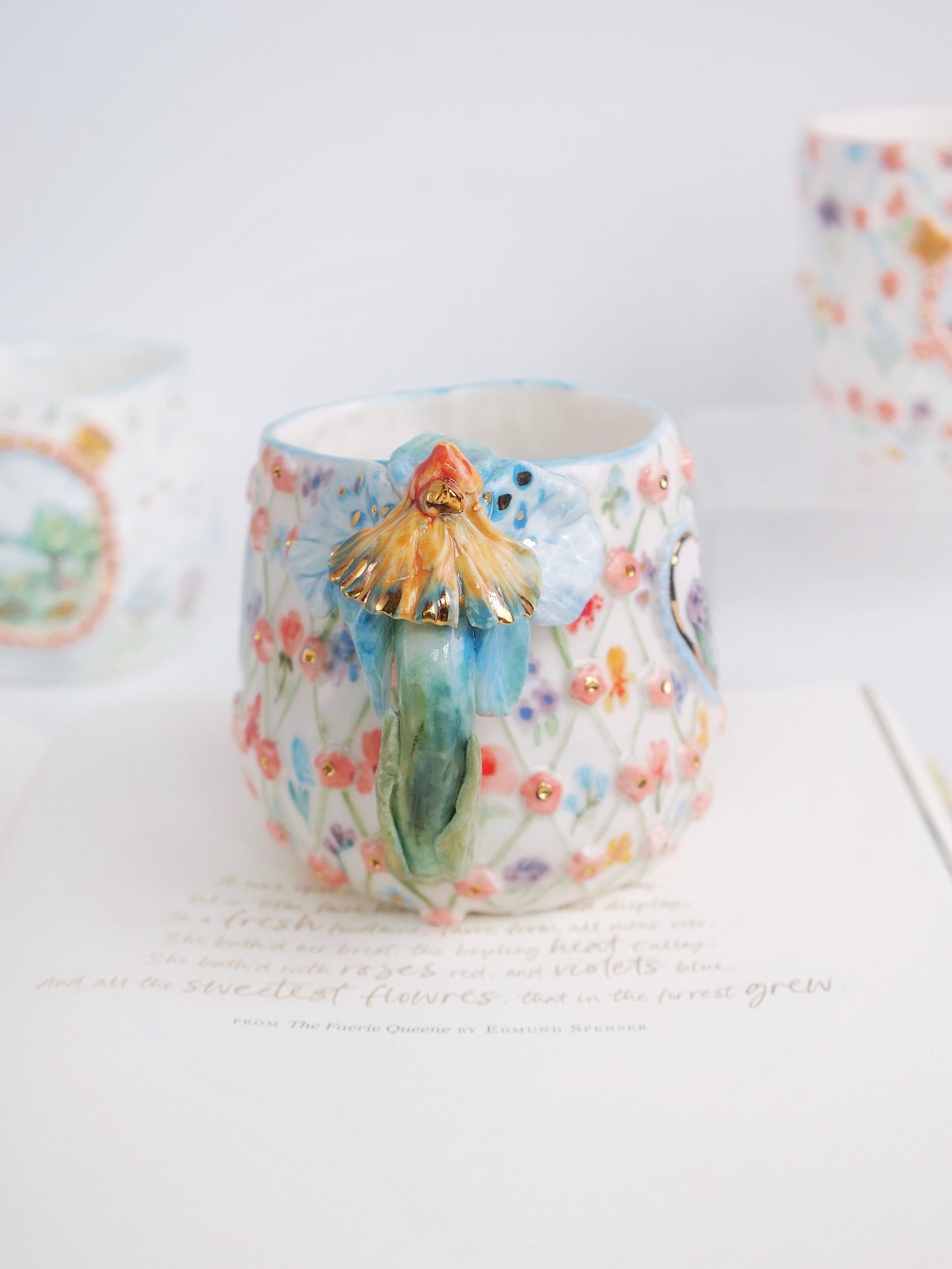 Midnight orchid mug