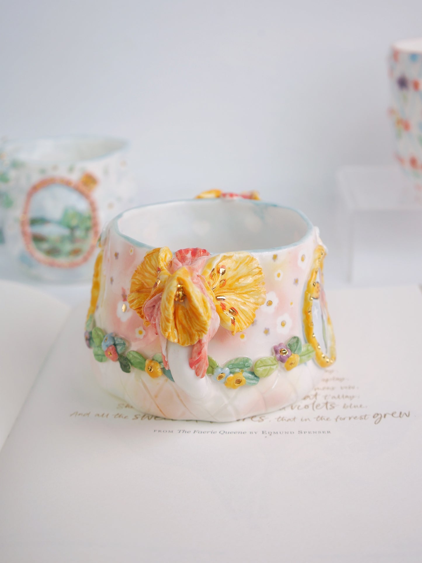 Morning orchid mug