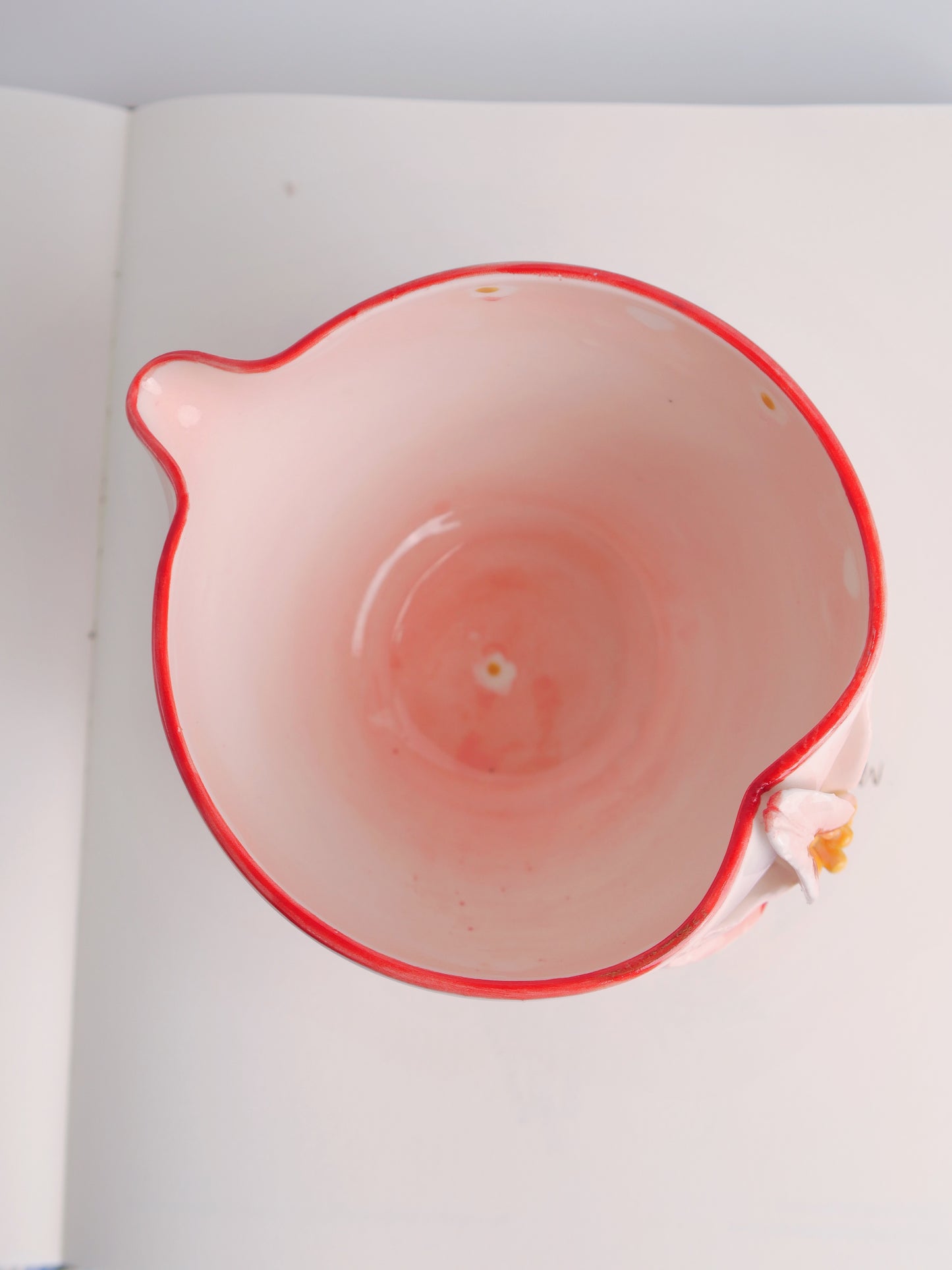 Scarlet lily matcha bowl