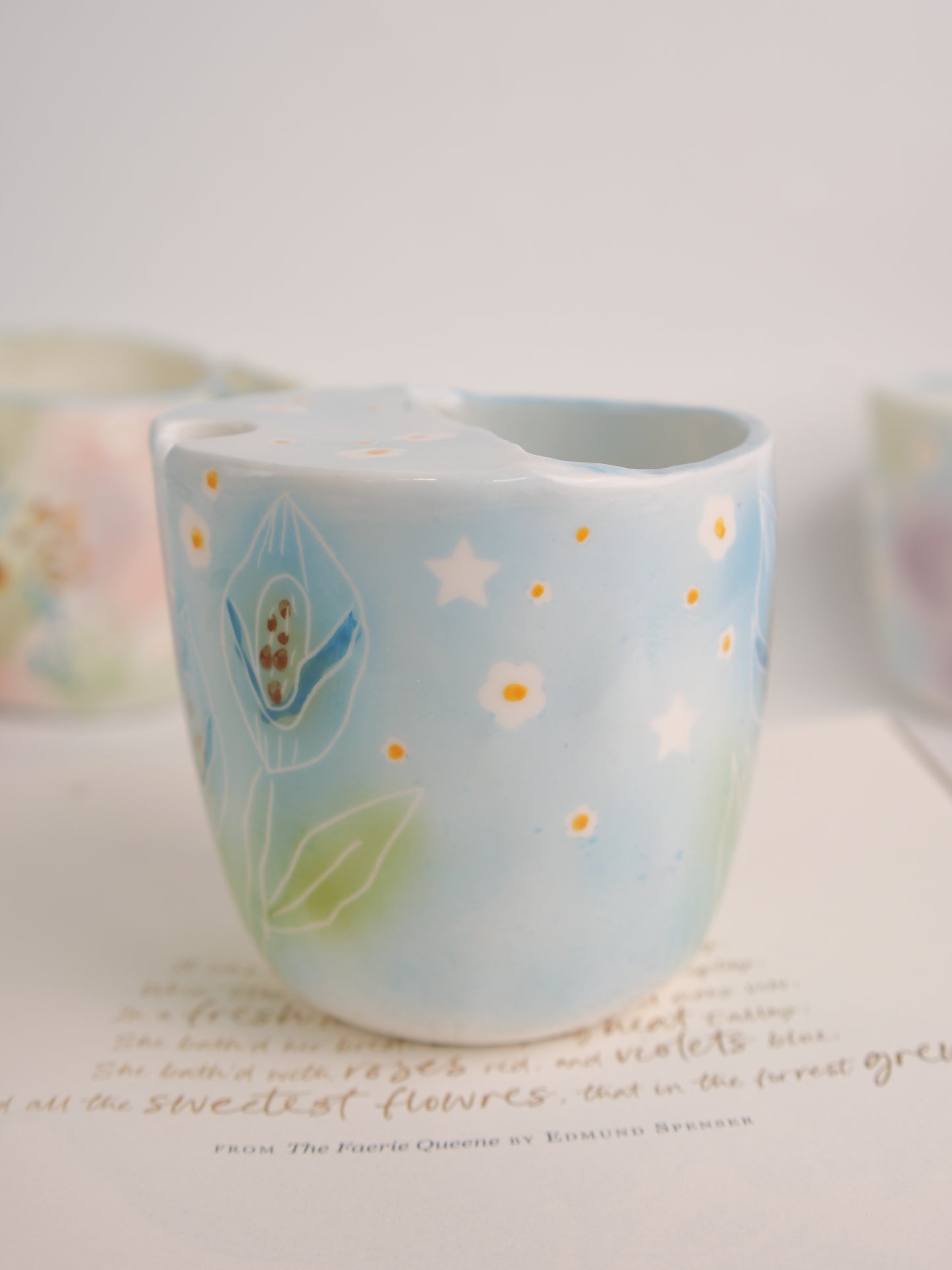 Calla lily sip cup