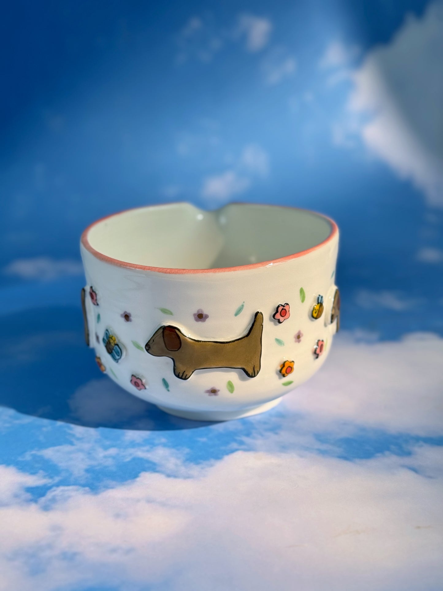 (PREORDER)dashshund adventures matcha bowl