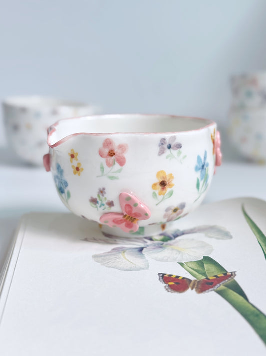 (PREORDER) pink botanica matcha bowl