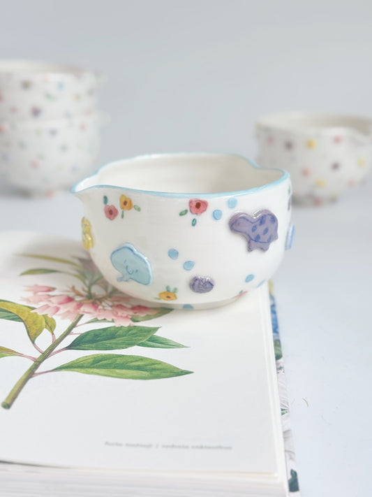sea critters matcha bowl(pink)