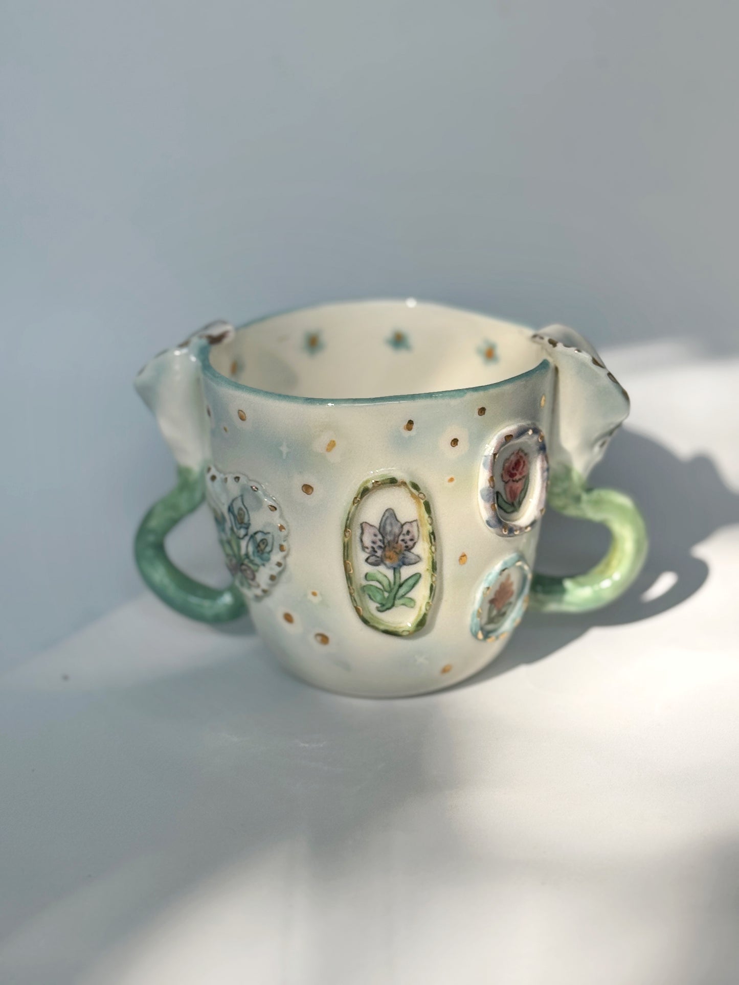 Calla lily mug