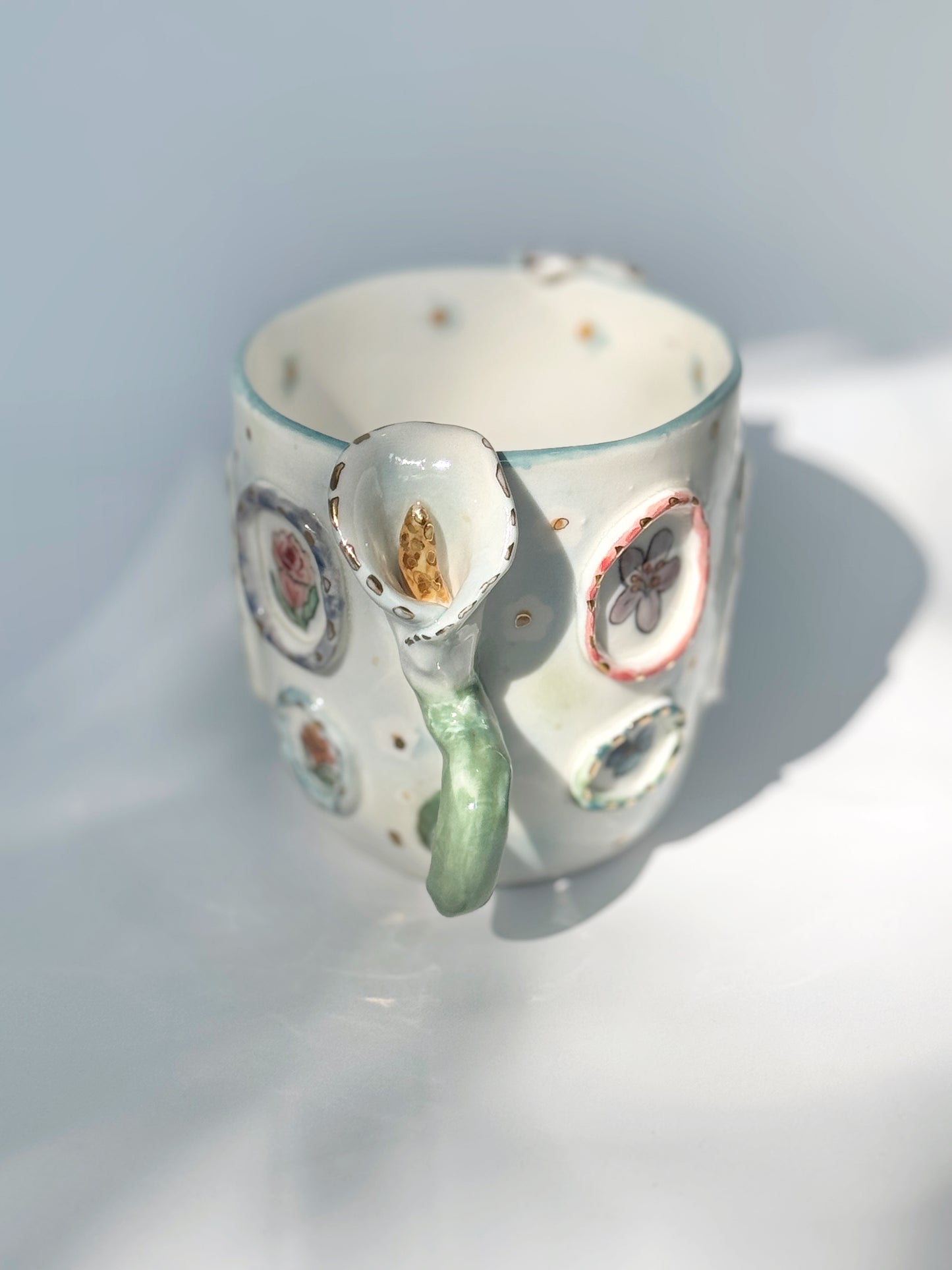 Calla lily mug