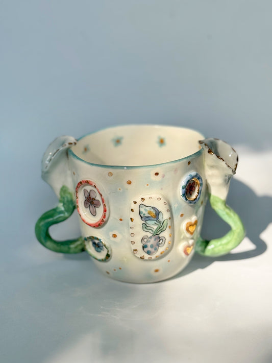 Calla lily mug