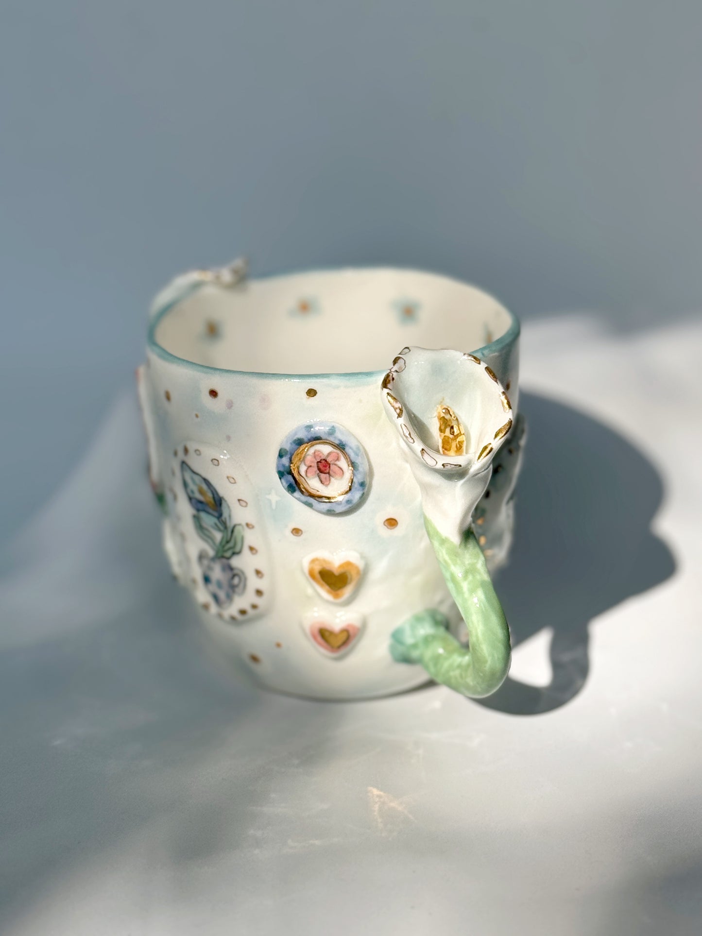 Calla lily mug
